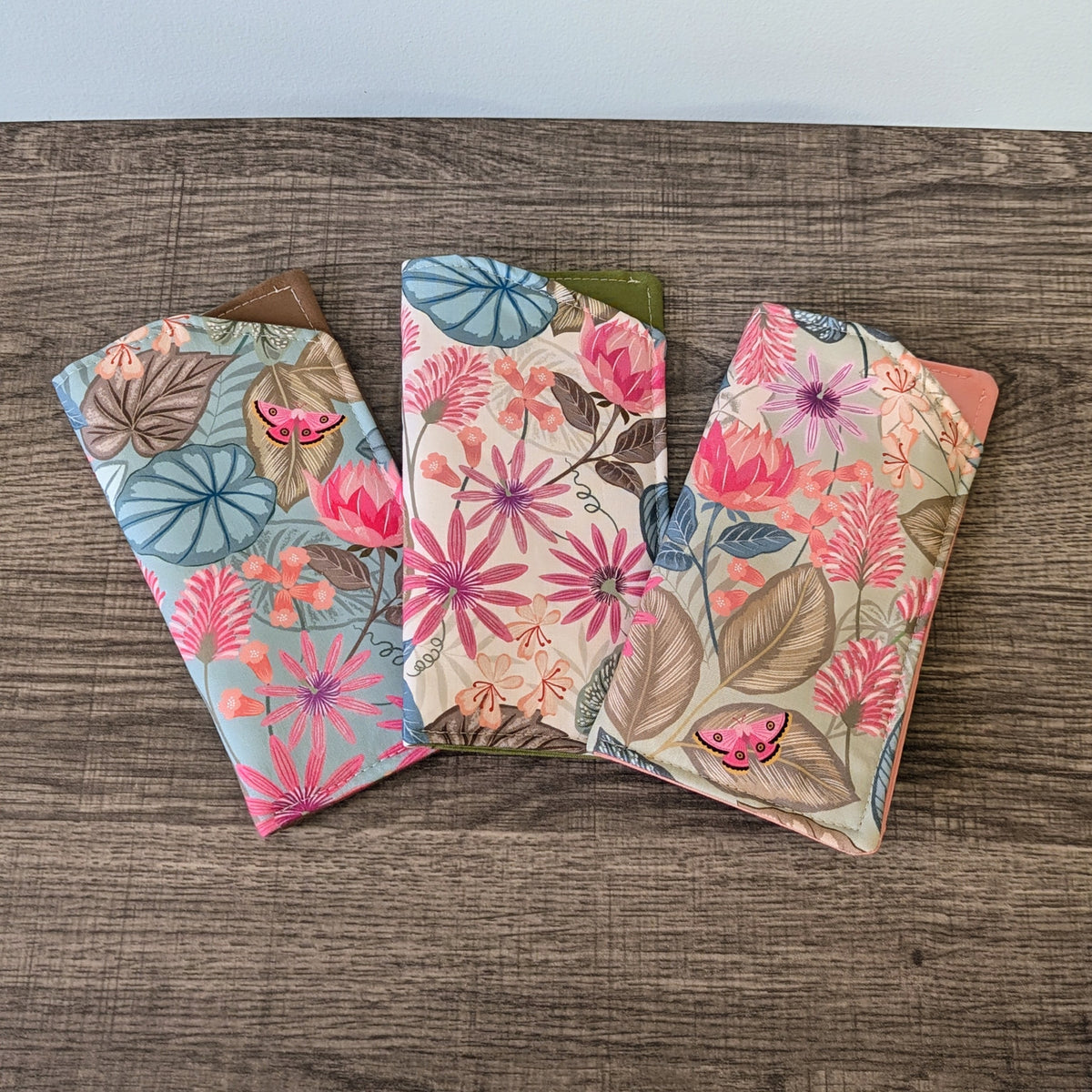 Tropical Floral Eyeglass Case