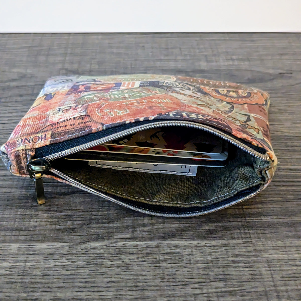 Distressed Vintage Style Card Pouch