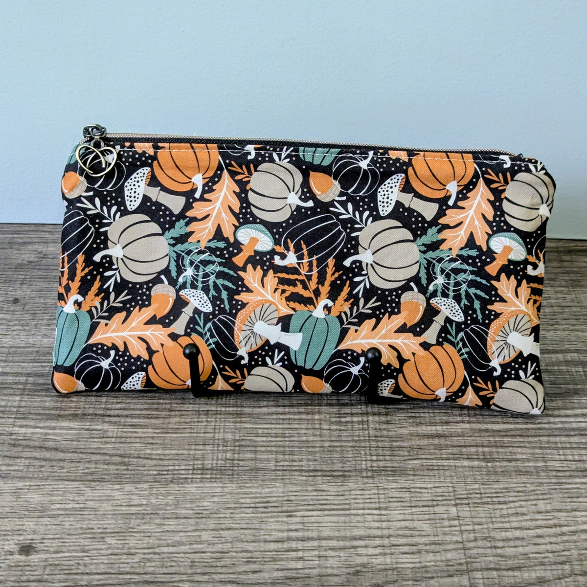 Pumpkin Cotton Zipper Pouch