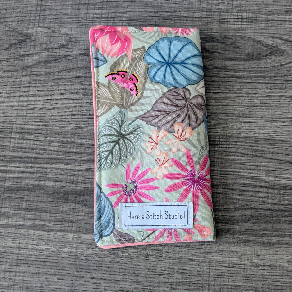 Tropical Floral Eyeglass Case