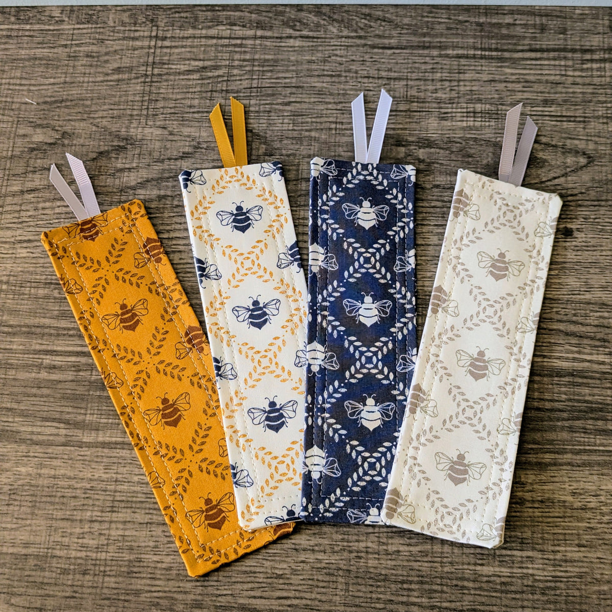 Honey Bee Cotton Bookmark