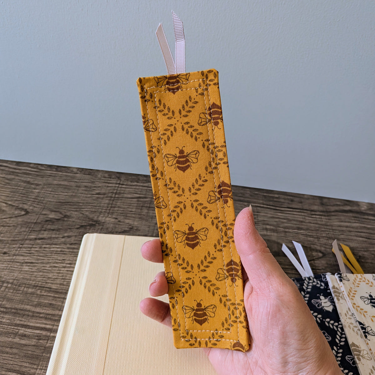 Honey Bee Cotton Bookmark