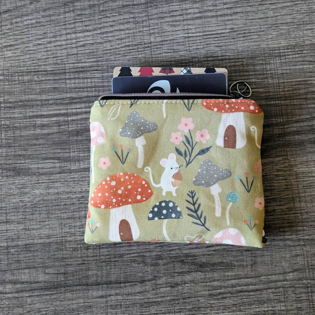 Mushroom Card Pouch