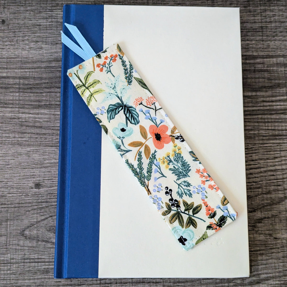Herb Garden Floral Cotton Bookmark