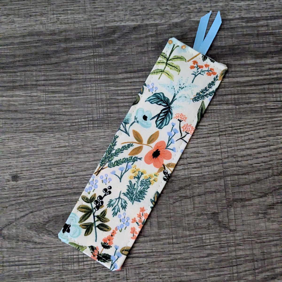 Herb Garden Floral Cotton Bookmark