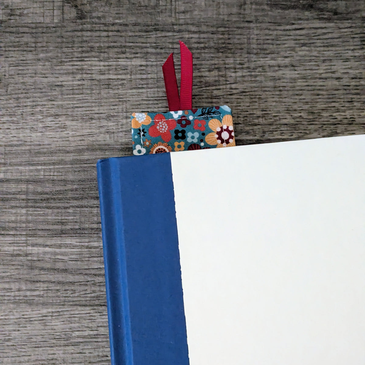 Fall Floral Cotton Bookmark