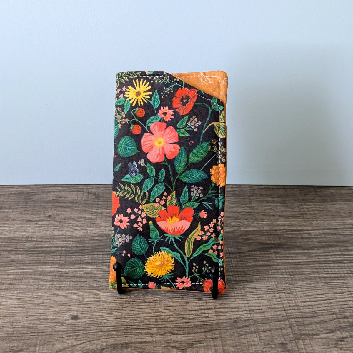 Poppy Floral Eyeglass Case
