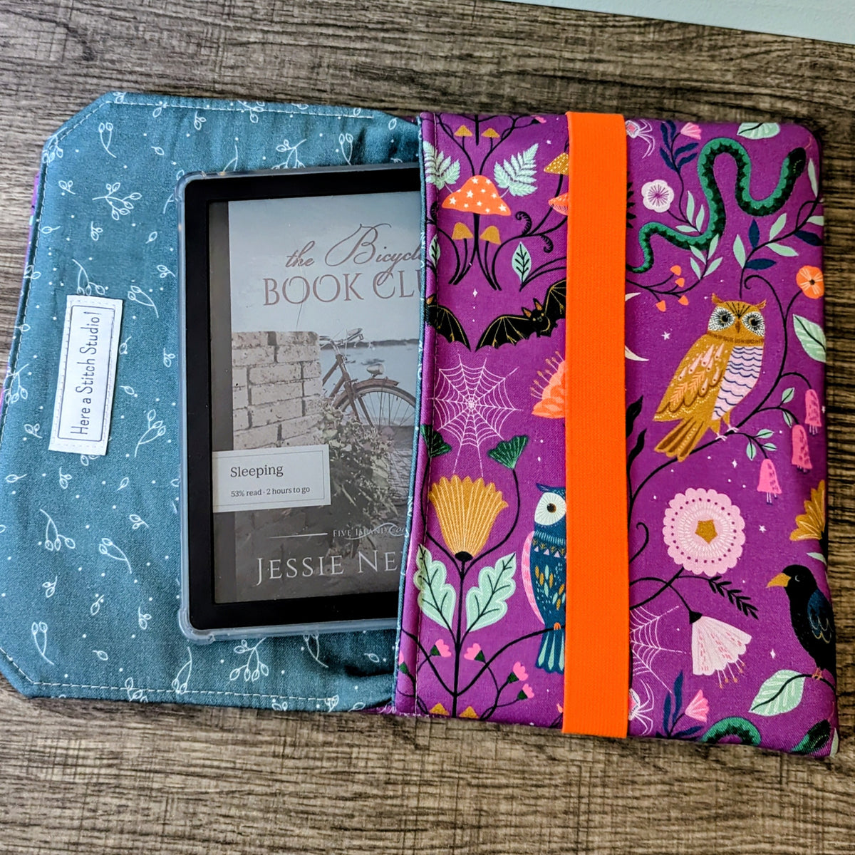 Purple Owl Kobo & Kindle Sleeve