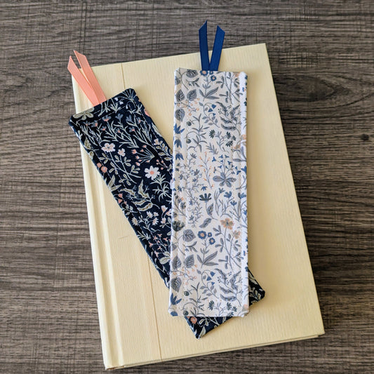 Meadow Floral Cotton Bookmark