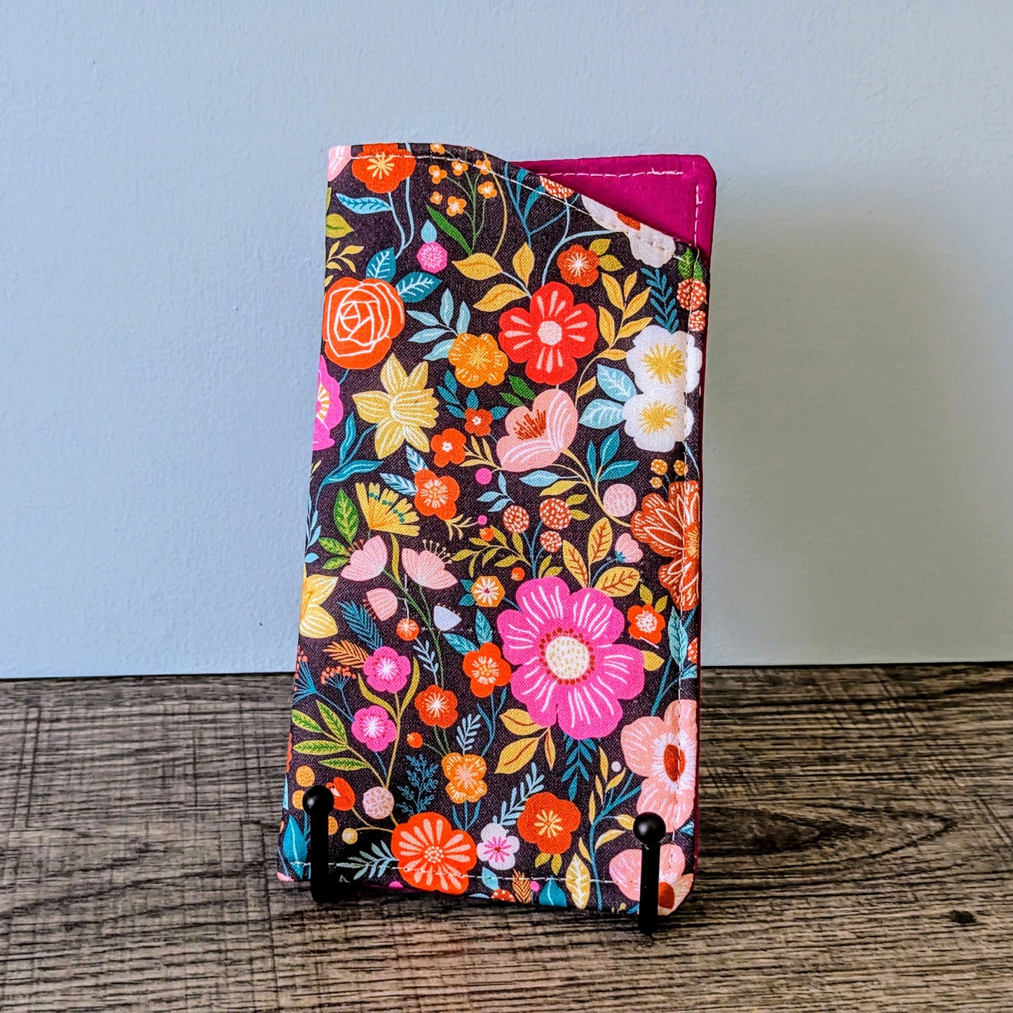 Bright Floral Floral Eyeglass Pouch