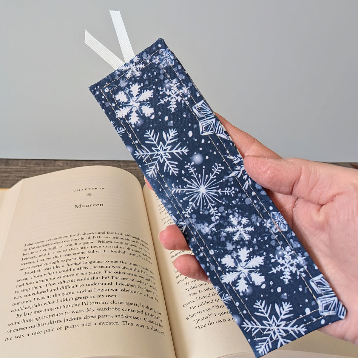 Snowflake Cotton Bookmark