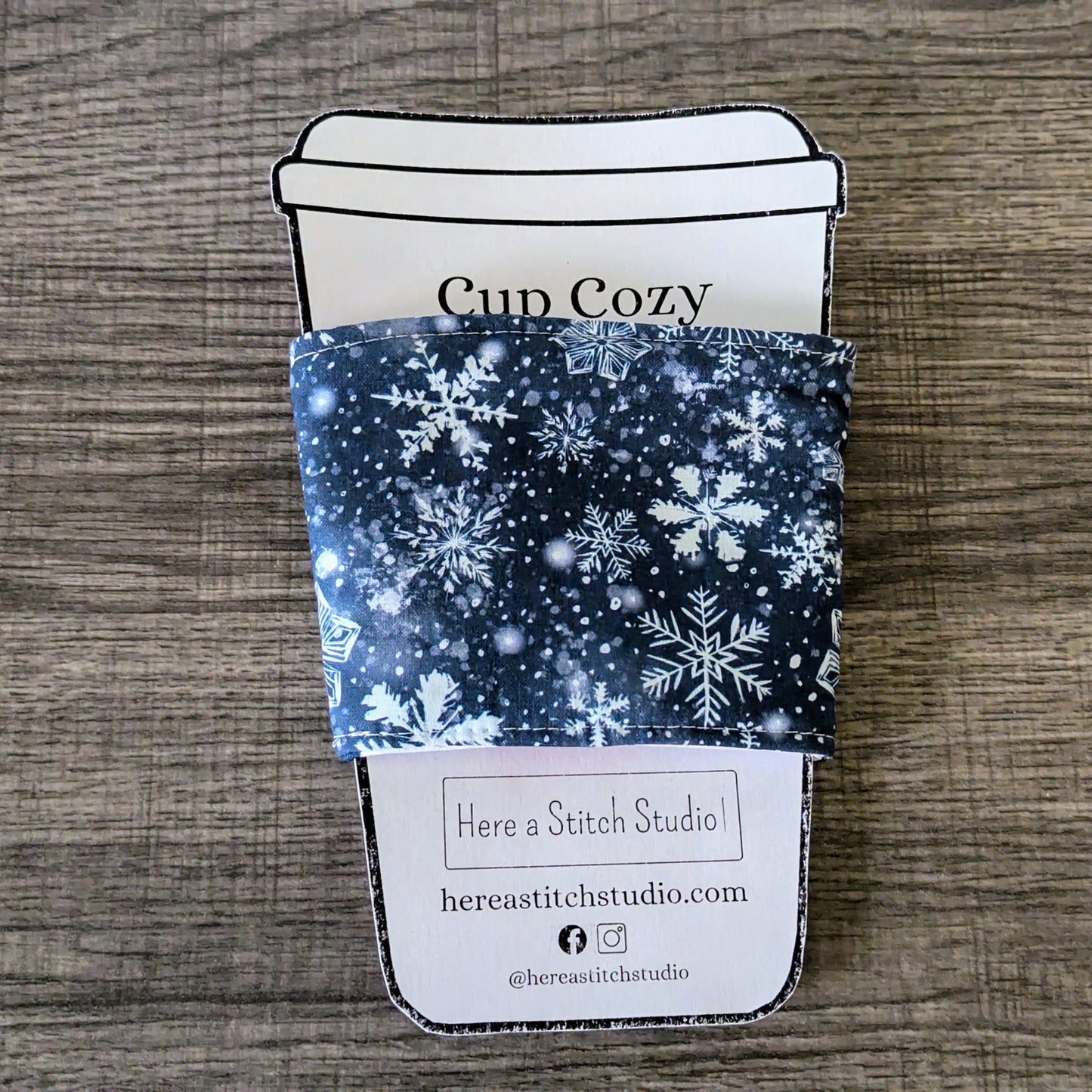 Snowflake Cup Cozy