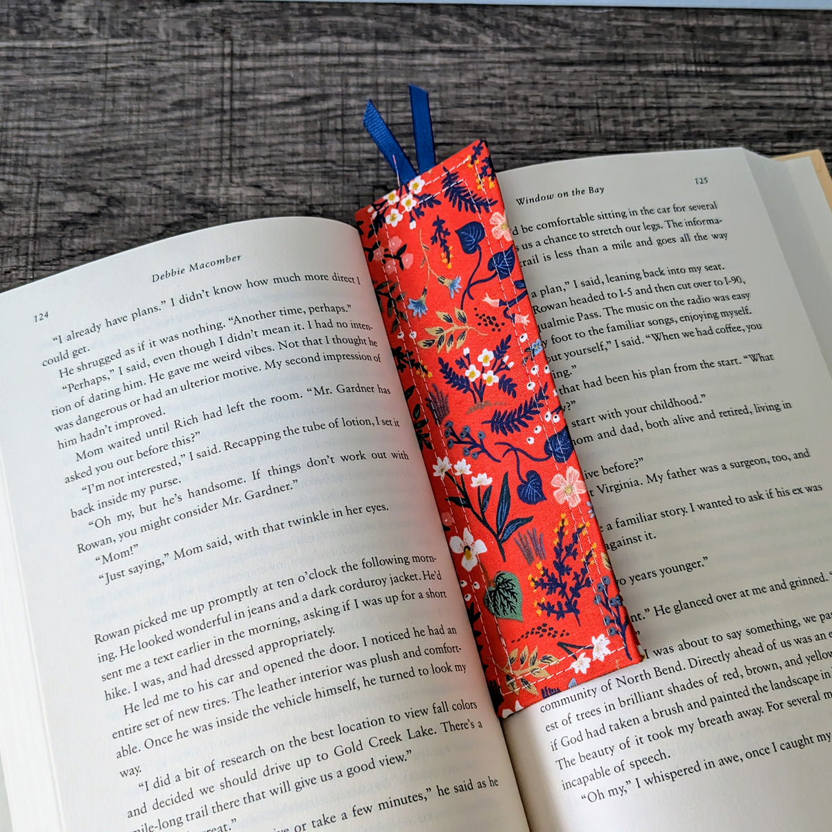 Wildwood Floral Cotton Bookmark