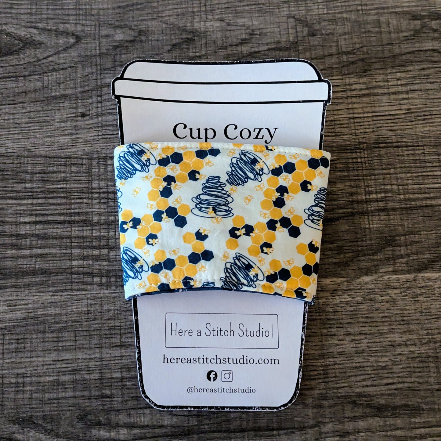 Honey Bee Cup Cozy