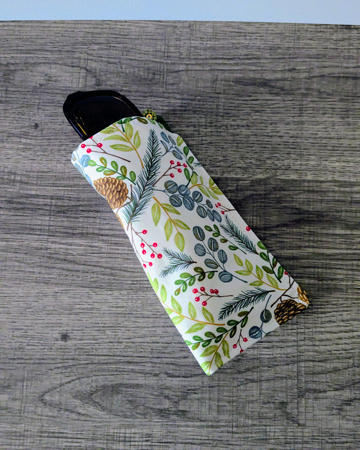 Winter Foliage Eyeglass Pouch