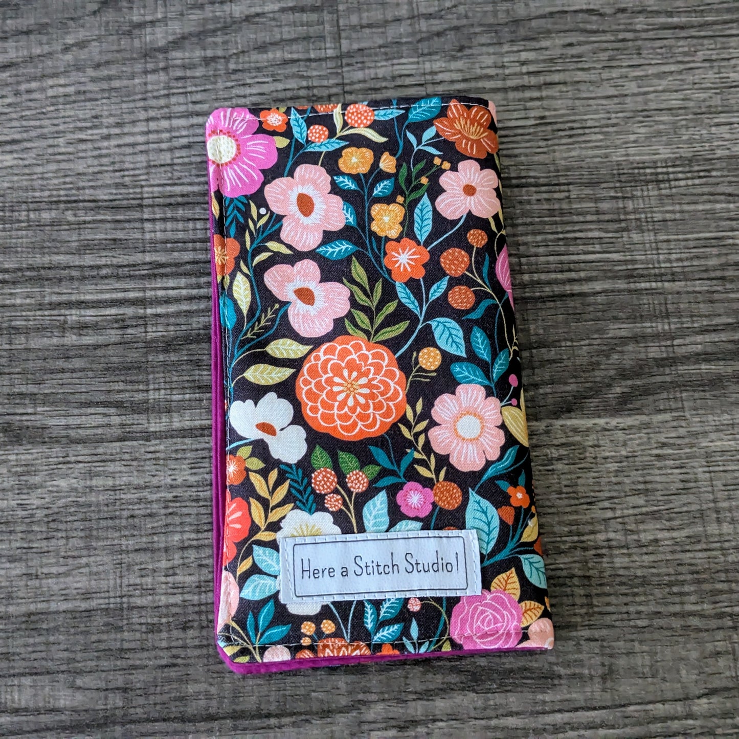 Bright Floral Floral Eyeglass Pouch