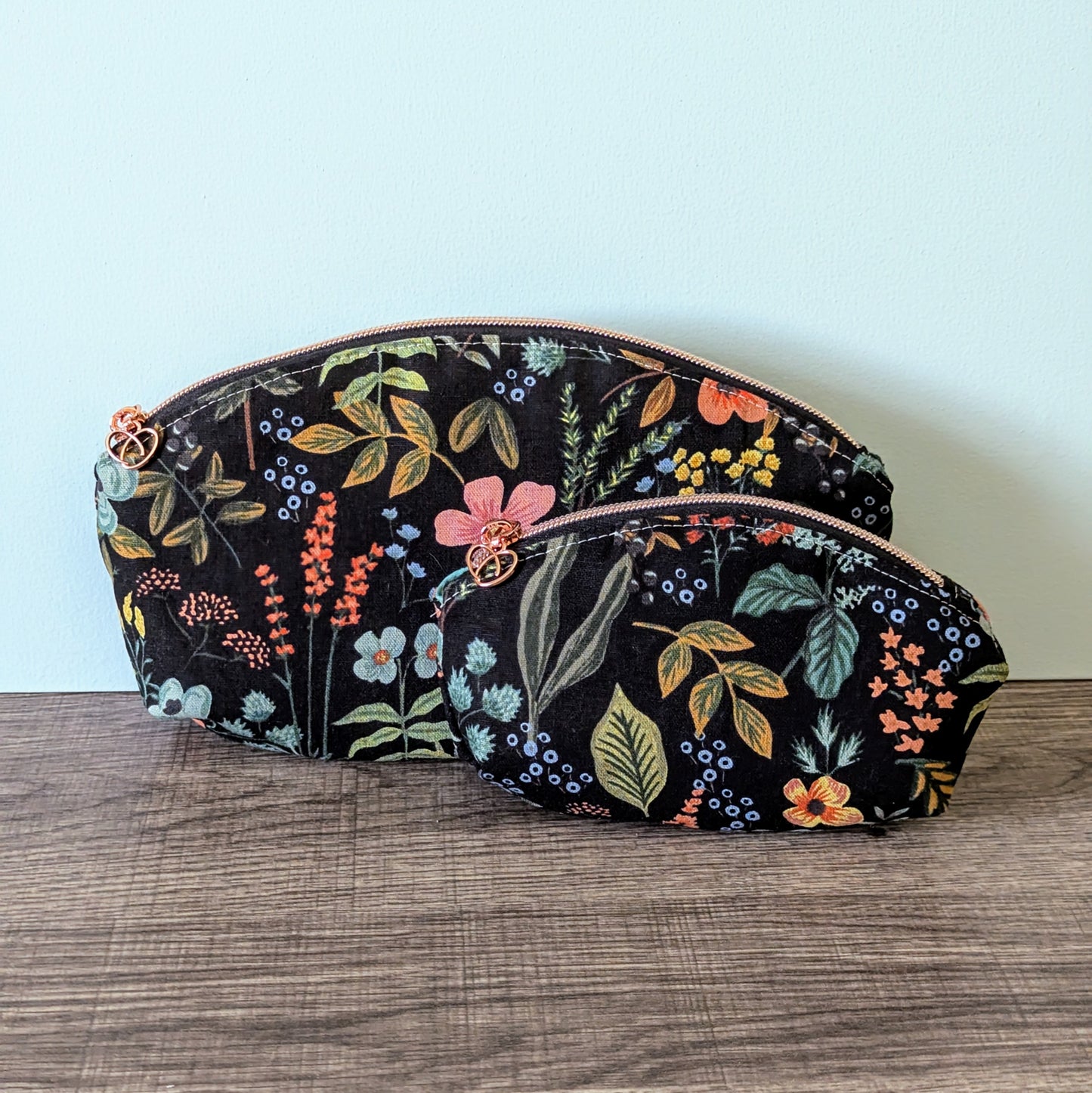 Herb Garden Canvas Makeup Bag