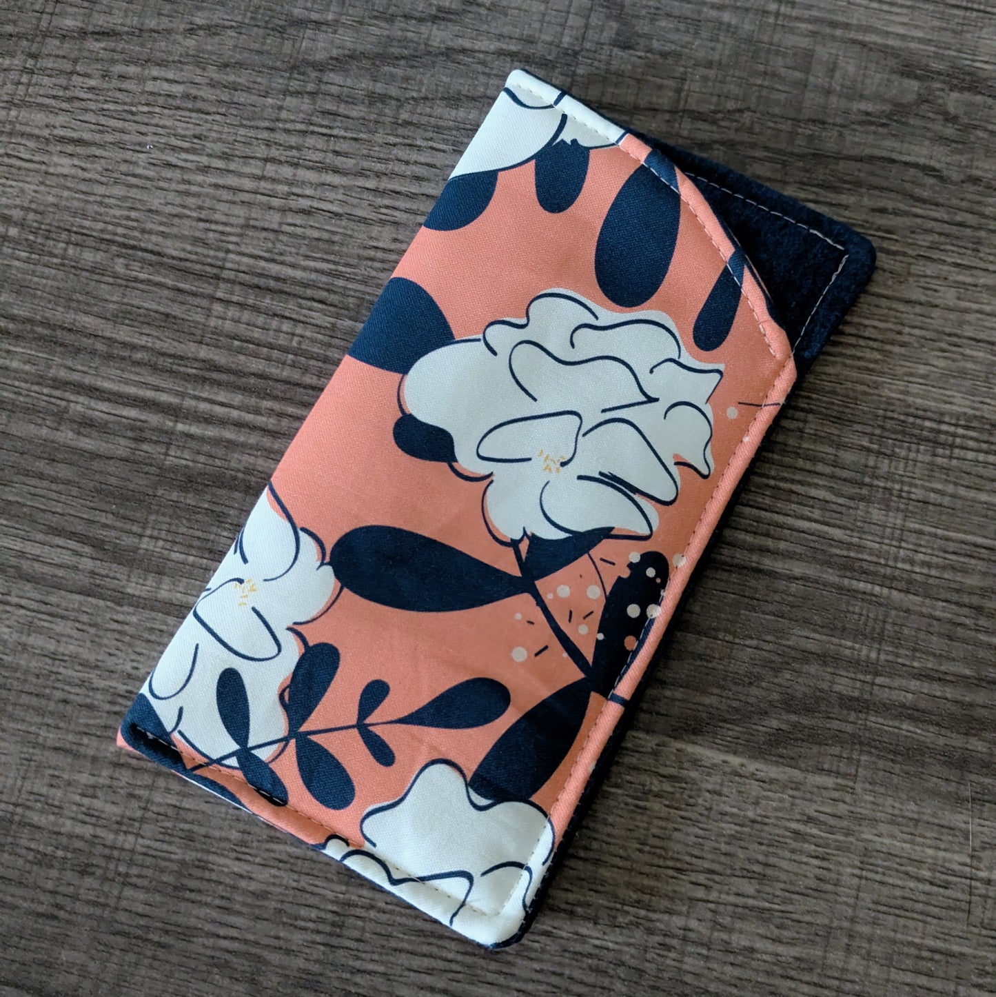 Bold Bloom Floral Eyeglass Pouch