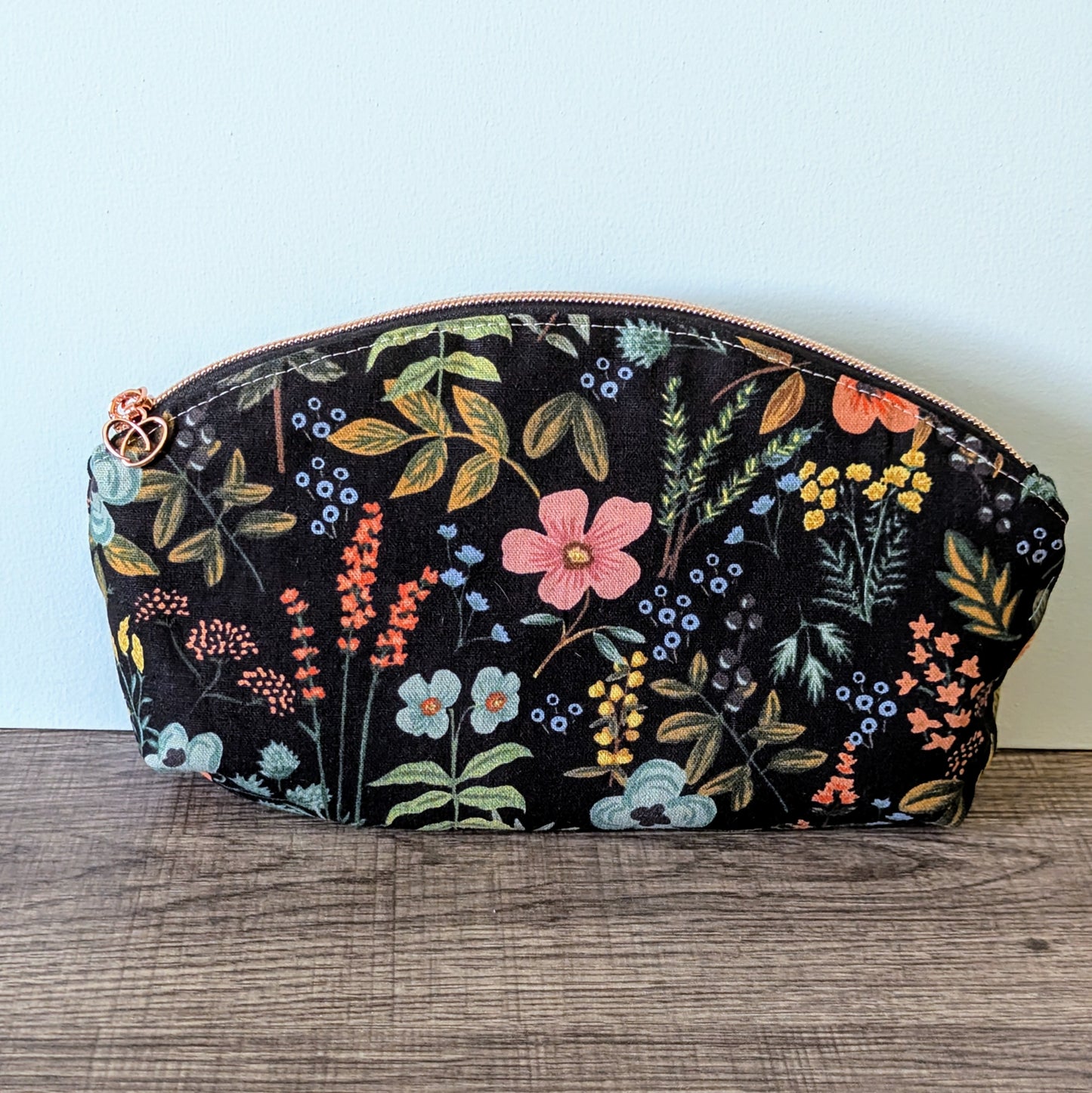 Herb Garden Canvas Makeup Bag