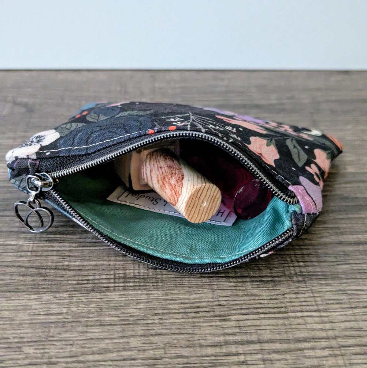 Gothic Floral Card Pouch
