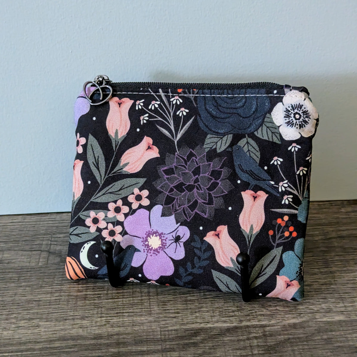 Gothic Floral Card Pouch