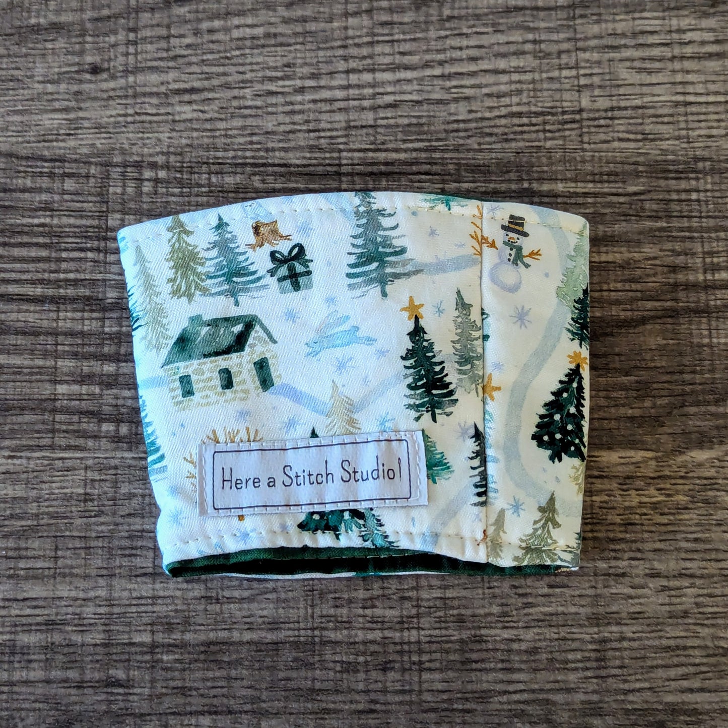 Winter Village Cup Cozy