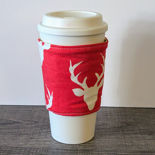 Pink Buck Cup Cozy